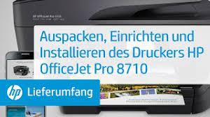 Get helps to setup, install, download driver and manual. Auspacken Einrichten Und Installieren Des Druckers Hp Officejet Pro 8710 Youtube