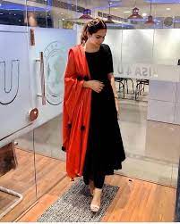 Black printed art silk saree usd 30.64 usd 99.29. Black Suit Design Girl Pasteurinstituteindia Com