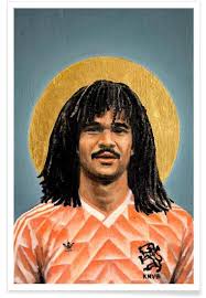 I think real madrid are delighted to have cristiano ronaldo. Football Icon Ruud Gullit Poster Juniqe