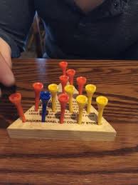 • play the games alone or with a family member or friend right on your phone or tablet. The Infamous Triangle Peg Game Because That S Just What It S Called Lol Picture Of Cracker Barrel Anderson Tripadvisor