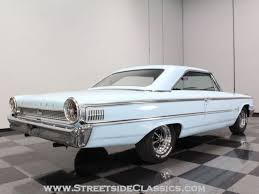 1963 1 2 Ford Galaxie Had One Same Color With Extra Chrome 351 Cleveland With Diamond Tucked Black Interor Ford Galaxie Classic Cars Trucks Classic Cars