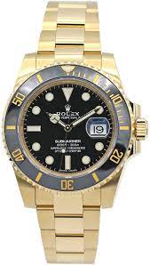 You had to know this was coming, right? Amazon Com Rolex Submariner Yellow Gold Watch Black Dial Watch 116618 Rolex Watches