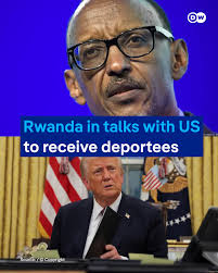 The Paul Kagame-led Rwandan government is discussing details of a deal that  will allow Rwanda to receive immigrants deported from the United States. In  a televised address, Rwandan Foreign Minister, Olivier Nduhungirehe,