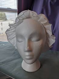 1770 1780 Pleated Cap linen