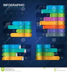 Modern Horizontal Bar Chart Infographics Creative