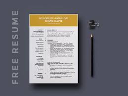 We've chosen the top 5 entry level resume examples that have helped candidates across industries get their first break in 2021. Free Entry Level Housekeeping Resume Template