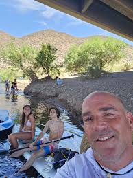 Family fun day at the river
