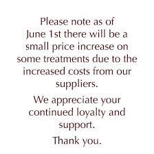 Salon Price Increase Home Hair Salons Hair Salon Prices Salon Promotions