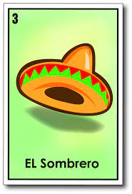 Today S Loteria Card El Sombrero El Sombrero Is Any Hat With A Brim Dreived From The Spanish W Cartas De Loteria Cartas De Loteria Mexicana Loteria Mexicana
