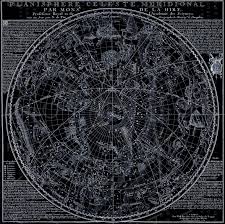 Fab Antique Celestial Print Vintage Constellations Chart Etsy In 2021 French Illustration Constellation Chart Constellations