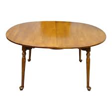 Vintage Pennsylvania House Cherry Wood Colonial Style Oval Dining Table W 2 Leaves Oval Table Dining Dining Table Colonial Dining Room