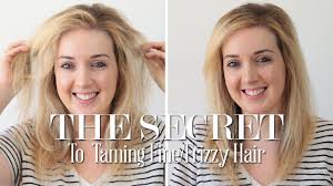 Maybe you would like to learn more about one of these? The Secret To Taming Fine Frizzy Hair Youtube