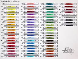 Prismacolor Pencils 72 Color Chart Prismacolor 150