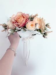 Rose Blossom Flower Crown Peach Flower Crown Rose Gold Etsy Peach Flowers Rose Gold Flower Blossom Flower