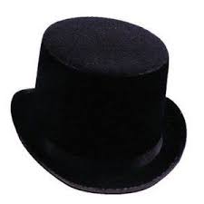 Black Top Hat 5 80 Black Top Hat Top Hat Black Felt
