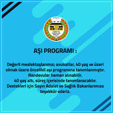 Peki, aşı kaç yaşa indi? Turkiye Barolar Birligi On Twitter Asi Programi Degerli Meslektaslarimiz Avukatlar 40 Yas Ve Uzeri Olmak Uzere Oncelikli Asi Programina Tanimlanmistir Randevular Hemen Alinabilir 40 Yas Alti Surec Icerisinde Tanimlanacaktir Destekleri Icin