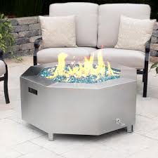 Fire pits are becoming more common features of outdoor living spaces, and they can add real flair (and flare!) to your backyard. Lakeview Outdoor Designs 42 Inch Stainless Steel Octagonal Pit Walmart Com Walmart Com