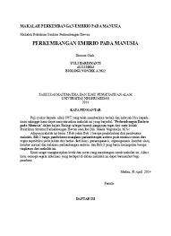Maybe you would like to learn more about one of these? Perkembangan Embrio Manusia Dalam Perspektif