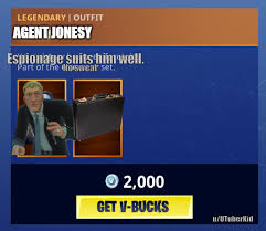 Save the world (pve) is an action building game from epic games. Agent Jonesy Custom Item Shop Back Bling Is Called Spy Set Fortnitebr