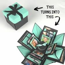 Schachtel falten anleitung schachtel selber basteln schachteln falten karton basteln einpacken origami. Explosion Box Diy Instructions Chaotically Yours