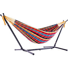 Vivere Doppel Baumwolle Hangematte Mit Hangemattengestell 250 Cm Paradise Mit Kostenlose Tragetasche Mytoys
