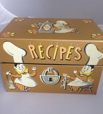 Vintage Recipes Box Stylecraft Made In Usa Etsy Vintage Recipe Box Vintage Recipes Retro Recipe Box