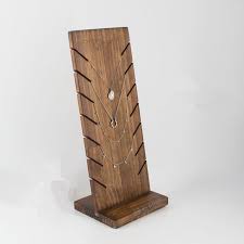 Wooden Necklace Holder Diy Projects Diy Necklace Holder Diy Jewelry Holder Wood Jewelry Display