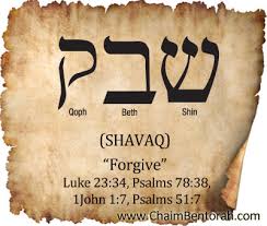 Aramaic Word Study Forgive Chaim Bentorah