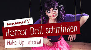 Die gruseligsten machen puppe kostüm für schaurige horrorfeten finden sie in dieser kategorie großer auswahl und zu günstigen preisen! Schmink Tutorial Horror Doll Schminken