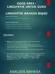 Sentiasa jamin harga paling rendah. Linguistik Bahasa Bajau