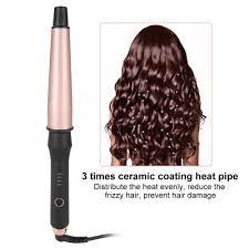 You can get the 32 mm for bigger looser curls here! Hair Curling Iron Tourmaline Ceramic Tapered Curling Wand For Long Lasting Magic Curls Waves Hair Curler Roller Beauty Curling Irons Aliexpress