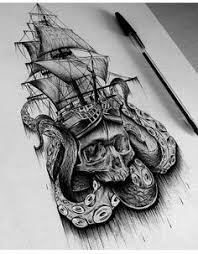Kraken attacking ship kraken tattoo forearm. 23 Ship And Kraken Tattoo Sleeves Ideas Kraken Tattoo Ship Tattoo Nautical Tattoo