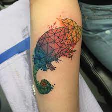 Tattoo artists amanda wachob and watercolor tattoos: Chameleon Chameleontattoo Watercolortattoo Watercolor Tattoo Lizardtattoo Chameleon Tattoo Tattoos Japanese Tattoos For Men