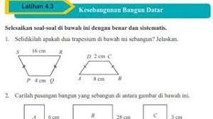 Ua segitiga sama sisi jawaban. Kelas 9 Latihan 4 3 No 1 2 3 4 5 6 Matematika Kelas 9 Semester 1 Youtube