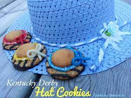 Quick And Easy Kentucky Derby Hat Cookies Exploring Domesticity Kentucky Derby Party Food Derby Party Food Kentucky Derby Food