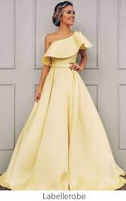 Charmante Robe De Bal Une Epaule Une Robe De Soiree En Satin Pas Cher En Ligne 116 29 Lbrpga3rnc6 Labellerobe Com Vestidos De Fiesta Baratos Vestidos Amarillos De Fiesta Vestidos De Un Hombro