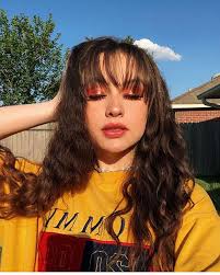 The key is to give it the right shape for natural curls. How To Wear Curly Hair With Bangs Human Hair Exim