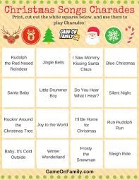 How To Play Christmas Charades Free Printable Games Game On Family Christmas Charades Christmas Charades Game Fun Christmas Games