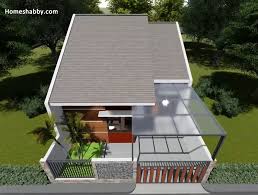 Rumah mewah tidak harus memiliki 2 lantai, tetapi desain rumah seperti gambar di atas juga 30. Desain Dan Denah Rumah Minimalis Modern 7x14 M Dengan 3 Kamar Tidur Juga Ada Mushola Dalamnya Homeshabby Com Design Home Plans Home Decorating And Interior Design