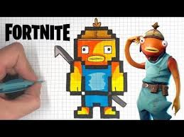 Pin On Pixel Art Fornite Fasil