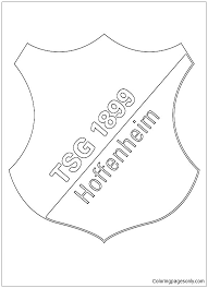 The tsg 1899 hoffenheim logo design and the artwork you are about to download is the intellectual property of the copyright and/or trademark holder and is offered to you as a convenience for lawful use with proper permission from the copyright and/or trademark holder only. Tsg 1899 Hoffenheim Coloring Pages Soccer Clubs Logos Coloring Pages Free Printable Coloring Pages Online