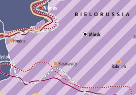 La bielorussia ha dispiegato le unità da combattimento dell'esercito ai sui confini occidentali e le ha portate in piena operatività. Carta L Area Di Insediamento Bielorusso Limes
