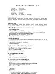 Rpp k13 bahasa inggris kelas 7 semester 2 descriptive text. Rpp Descriptive Kls 7 Speaking Listening Reading