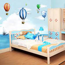 m wallpaper sea hot air balloon custom large murals of children room wallpaper boy bedroom background wall bedroom background wallpaper kids room murals room