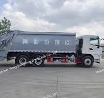 Chinese Shacman 6X4 Compactor Garbage Truck, 22-25 Cbm Compressed Waste Truck