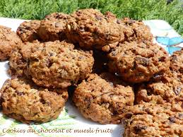 Cookies Au Chocolat Et Muesli Fruite Croquant Fondant Gourmand Cookies Recette Muesli Chocolat Muesli