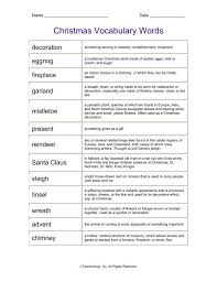 An easy way to bring christmas to the dining table is to hang a display above the table. Christmas Vocabulary Words