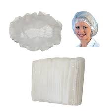 Huini 200pcs Disposable Non Woven Hair Net Cap Mob Elastic Free Size 100pcs Bag 2 Food Service Hospitals Laboratories Man Hair Nets Disposable Shower Caps