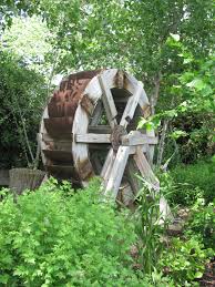 Rusty Water Wheel The Copeland Garden Wasserrad Wind Wasser