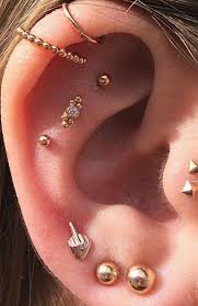 Boucles D 39 Oreille Piercing D 39 Oreille En Cristal Elowen Boho En Or Ou Argent Boho Coole Ohrlocher Ohr Piercings Ideen Piercing